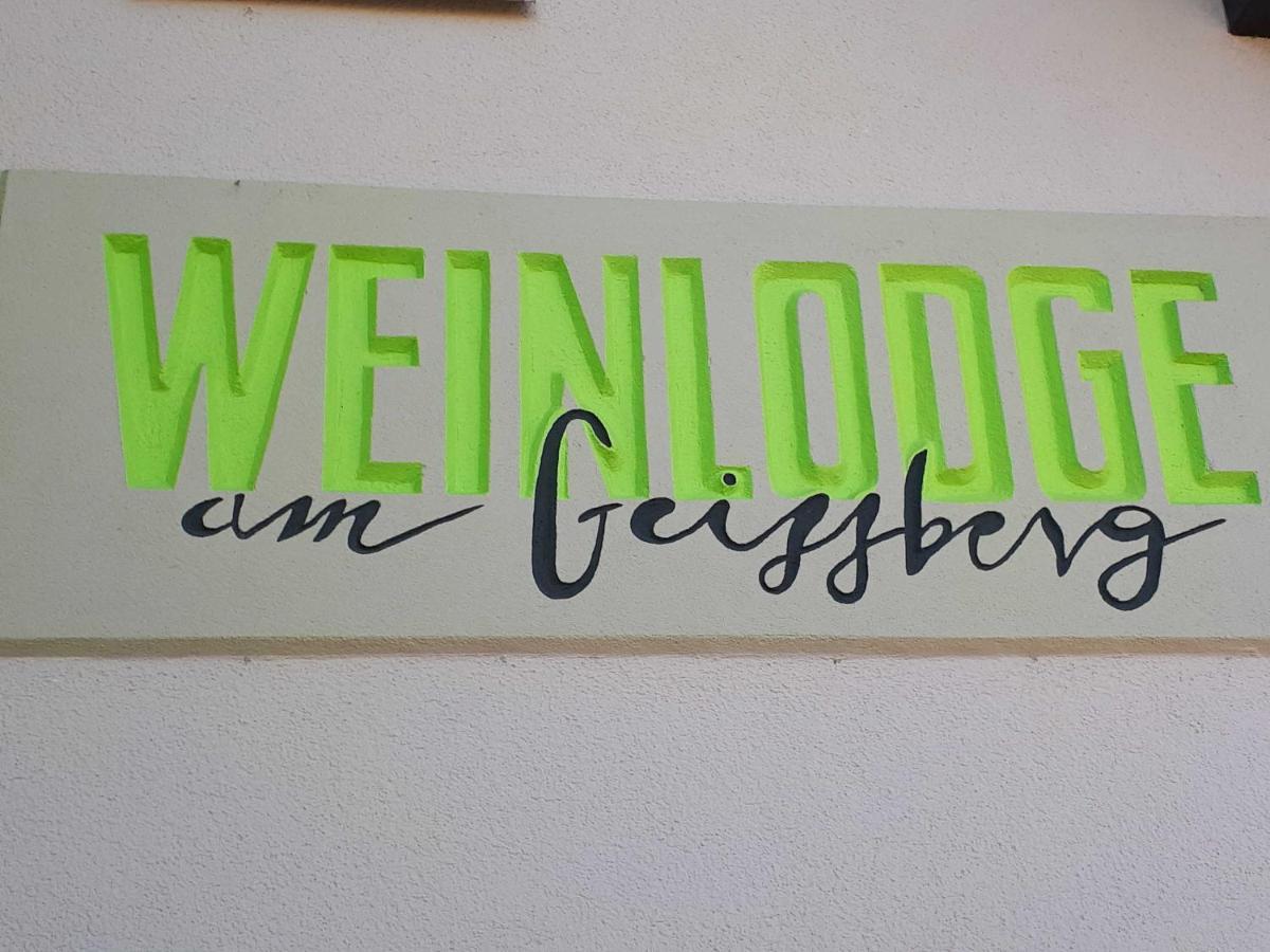 Weinlodge Am Geissberg Eberstadt Kültér fotó
